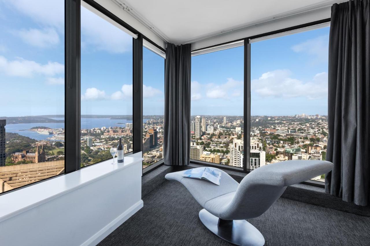 Meriton Suites World Tower, Sidney Exterior foto The view from a typical apartment